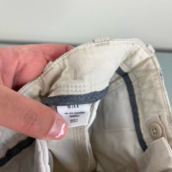 Baby Gap Dinosaur Print Khaki Shorts 18-24 Months - Picture 4 of 6